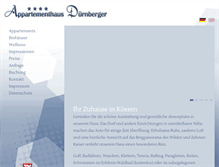 Tablet Screenshot of duernberger.at